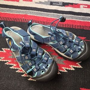 Keen Women's Blue and Black Outdoor Sandals